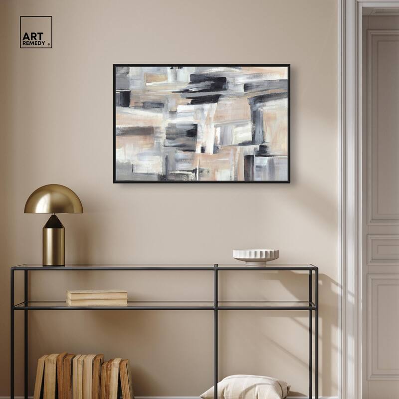 Neutral Nirvana Canvas by Art Remedy