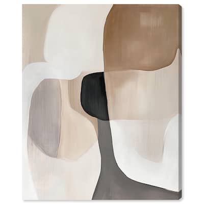 Curvilinear Composition II Canvas by Art Remedy, Gallery Wrapped