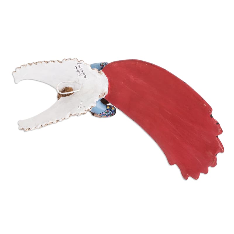 Novica Handmade Coban Ceramic Angel Wall Art
