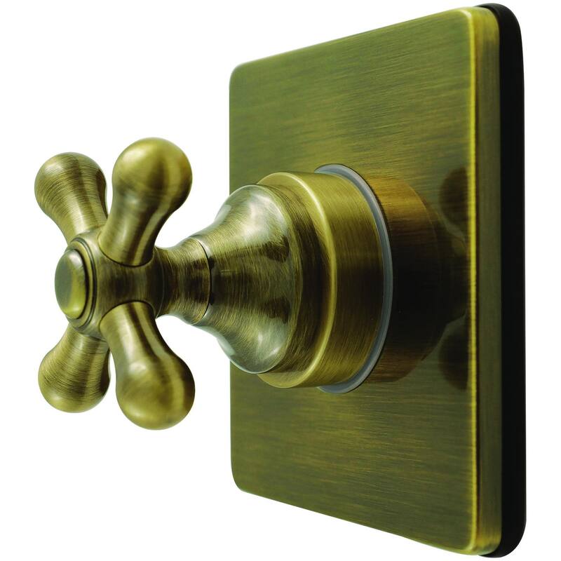 Kingston Brass KS404.AX Restoration Single Handle 6 Function Diverter - Antique Brass