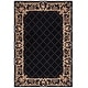 preview thumbnail 10 of 24, SAFAVIEH Handmade Chelsea Kalie French Country Wool Rug 6' x 9' - Black - Rectangle