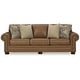preview thumbnail 2 of 7, Signature Design by Ashley Carianna Caramel Queen Sofa Sleeper - 101" W x 40" D x 40" H