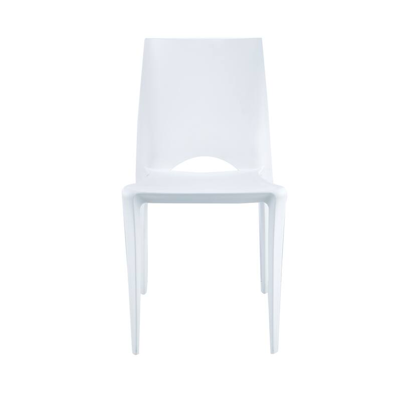 Porthos Home Garin Stackable Dining Chairs Set Of 4, Overall Plastic
