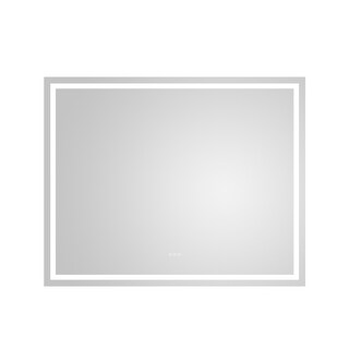 60 x 48 Inch LED Lighted Bathroom Wall Mounted Mirror - Bed Bath ...