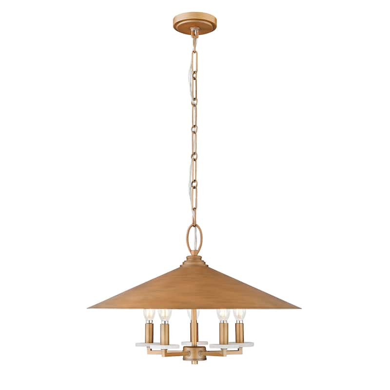 Z-Lite 1953-22 Rialto 5 Light 22" Wide Pendant