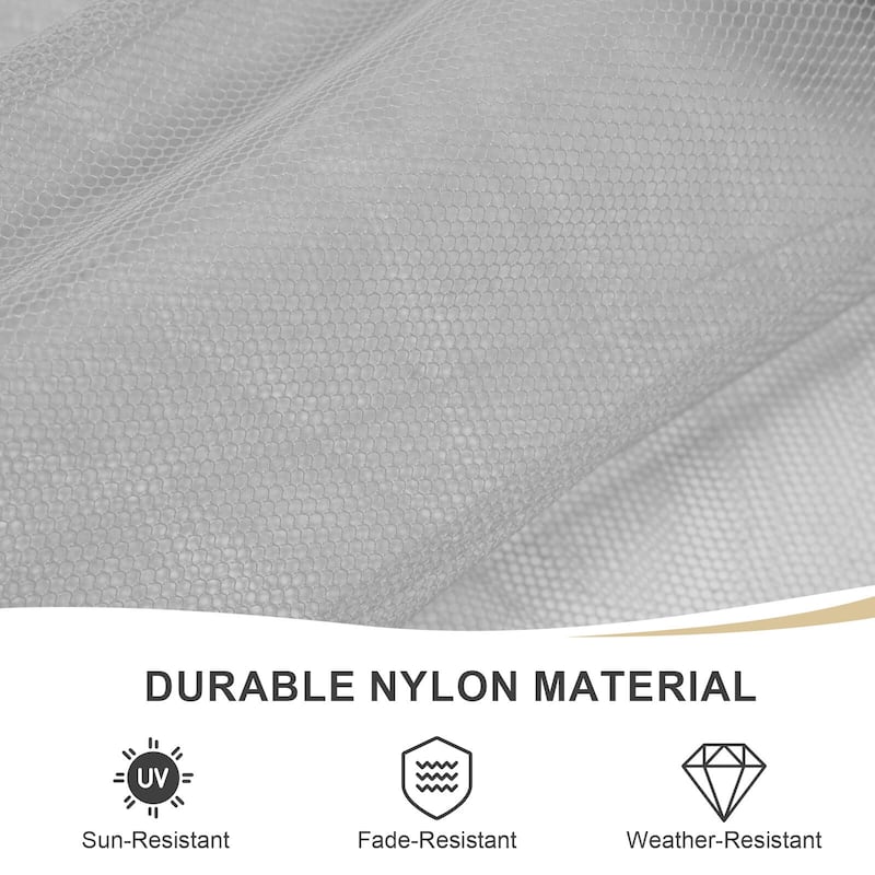 Aoodor 12' x 16' Gazebo Universal Mosquito Netting Screen Replacement, 4-Panel Screen Walls - (Mosquito Net Only)