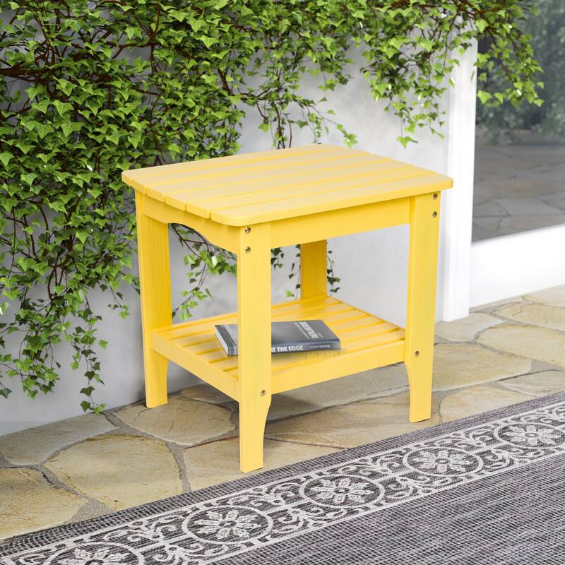 Laguna 24" Weather Resistant Wood Rectangular Table