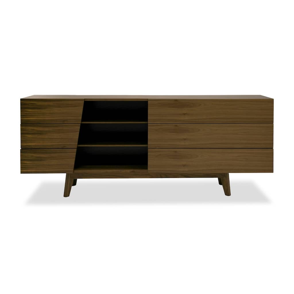 Modrest Abelard Mid-century Walnut Dresser