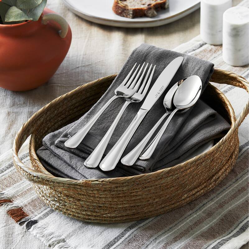 Henckels Alcea Flatware Set, 20-Piece, Silver - 20-pc
