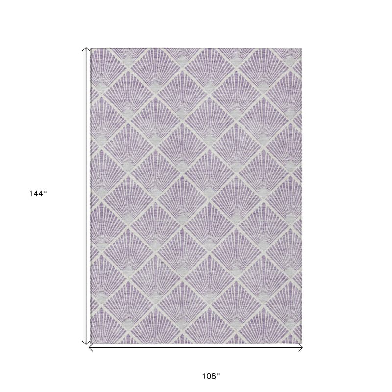 HomeRoots Geometric Transitional Rectangle Outdoor Rug