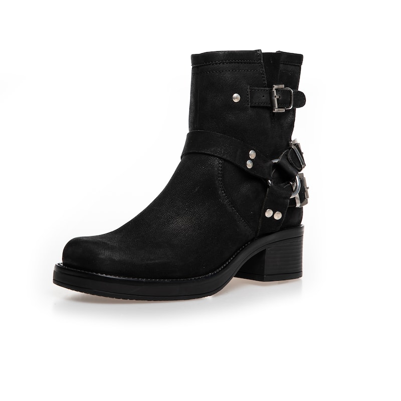 Copenhagen Shoes Magic Move Nubuck Suede Moto Bootie