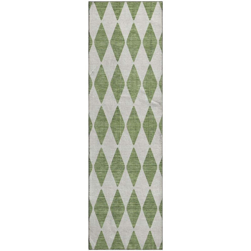 Premium Washable Super Soft Modern Diamond Mayfield Rug