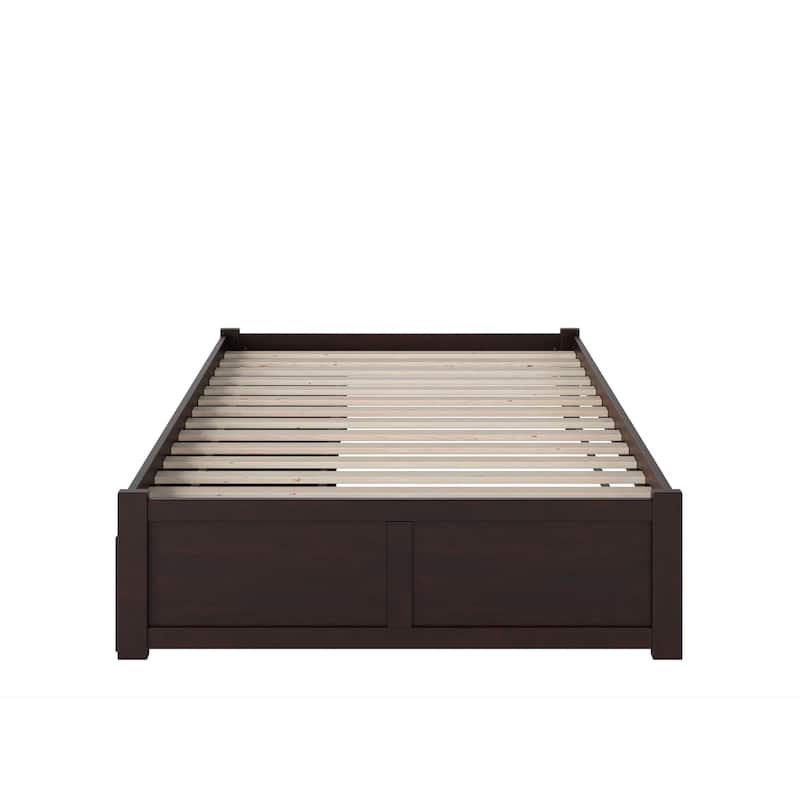 Platform Bed with Drawers & Charger - Modern Storage Bed Frame - Underbed Storage Solutions