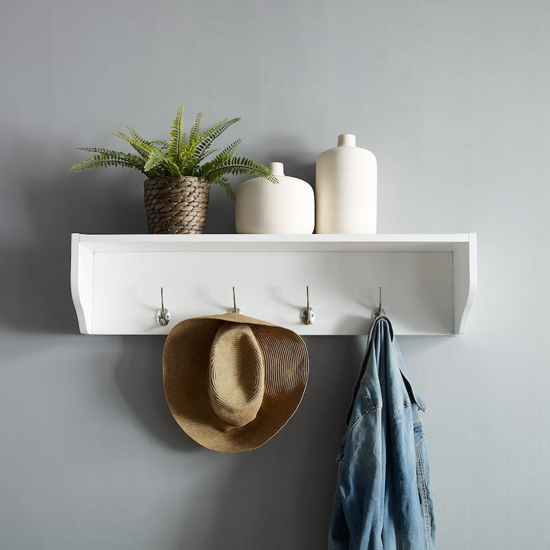 Crosley Harper Entryway Shelf - 33"W x 8"D x 8"H