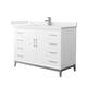Option White / White Quartz Top / Brushed Nickel Hardware