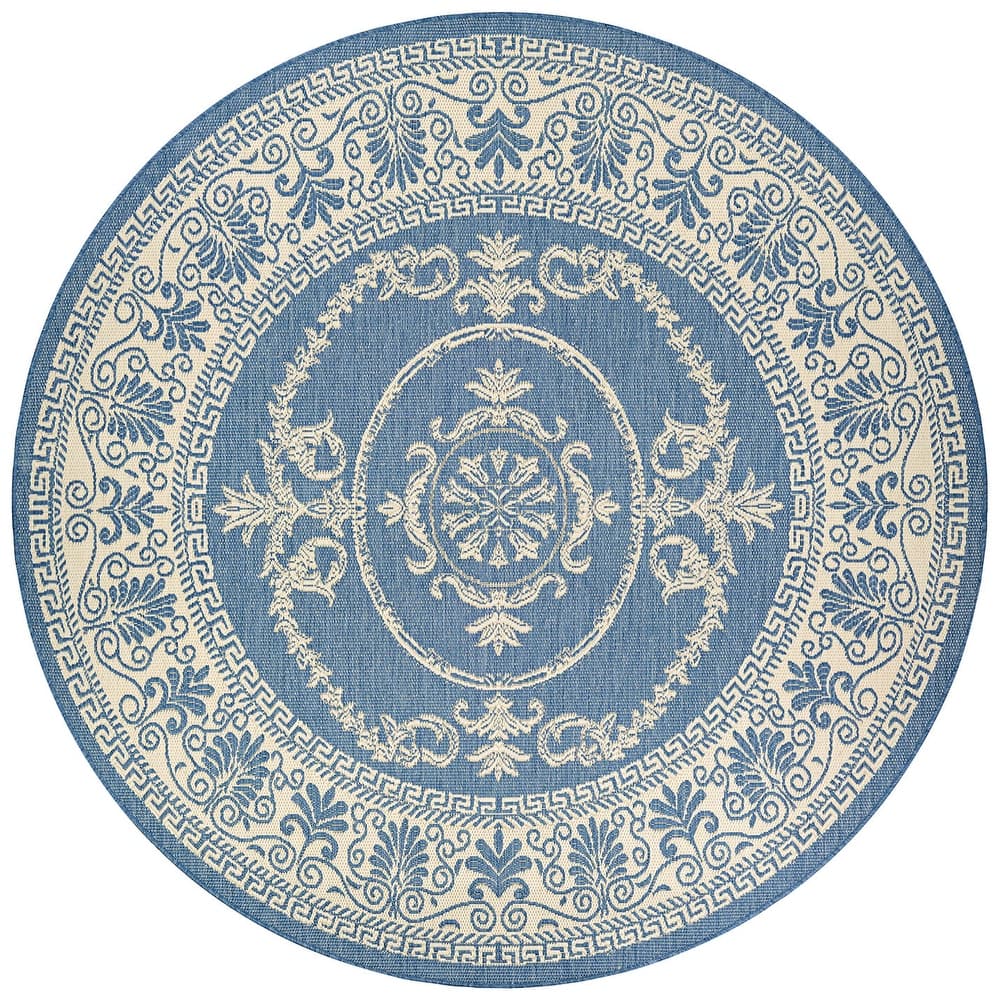 Pergola Emblem Indoor/ Outdoor Area Rug