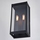 preview thumbnail 3 of 9, Vaxcel Lighting T0706 Hampton 16" Tall 2-Light Wall Sconce