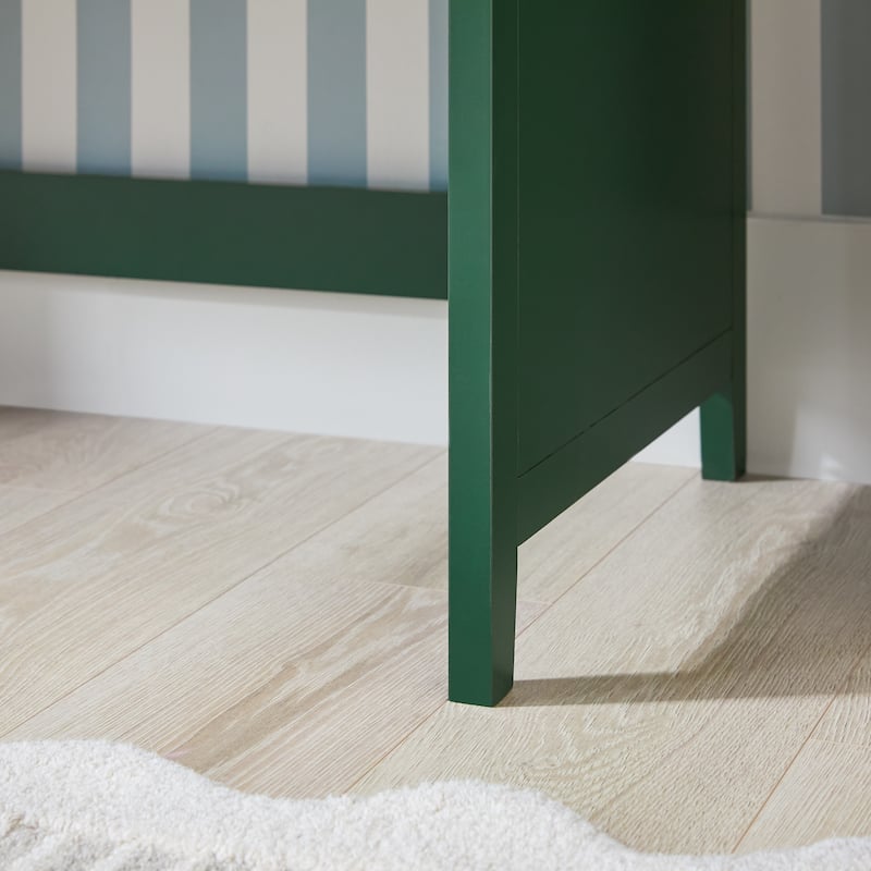 Walker Edison Modern Curve Design Writing Desk