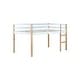 preview thumbnail 9 of 7, Twin Loft Bed with 8-Slat Support & Guardrails