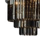 preview thumbnail 24 of 22, 6-Lights Modern 3-Tier Round Fringe Crystal Chandelier - W 20"