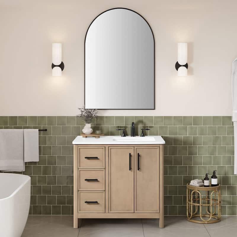 Ove Decors SOLAS-36 Solas 36" Free Standing Single Basin Vanity Set