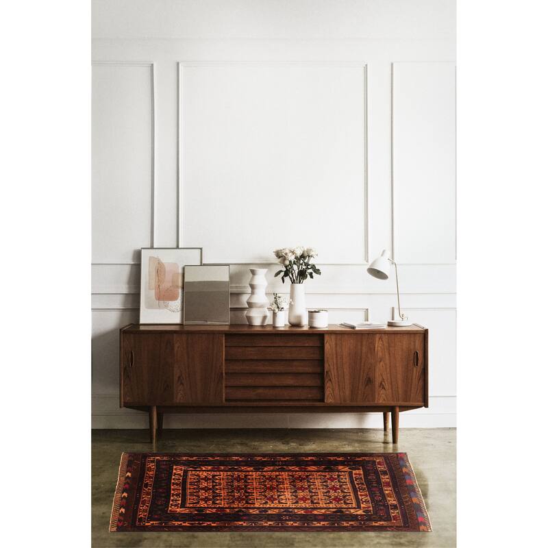 ECARPETGALLERY Hand-knotted Teimani Beige Wool Rug - 3'11 x 6'0