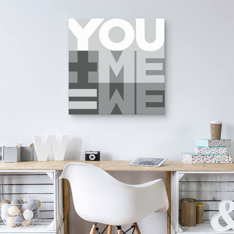 You Me We I by Parker Jones Canvas Art Print