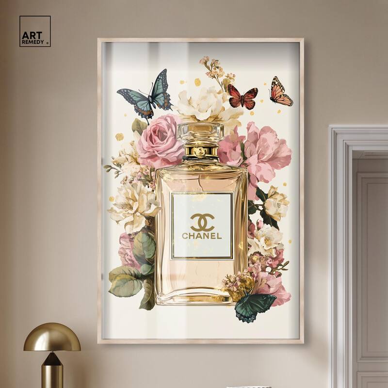 Glam Bloom Butterfly Perfume Shadowbox by Art Remedy