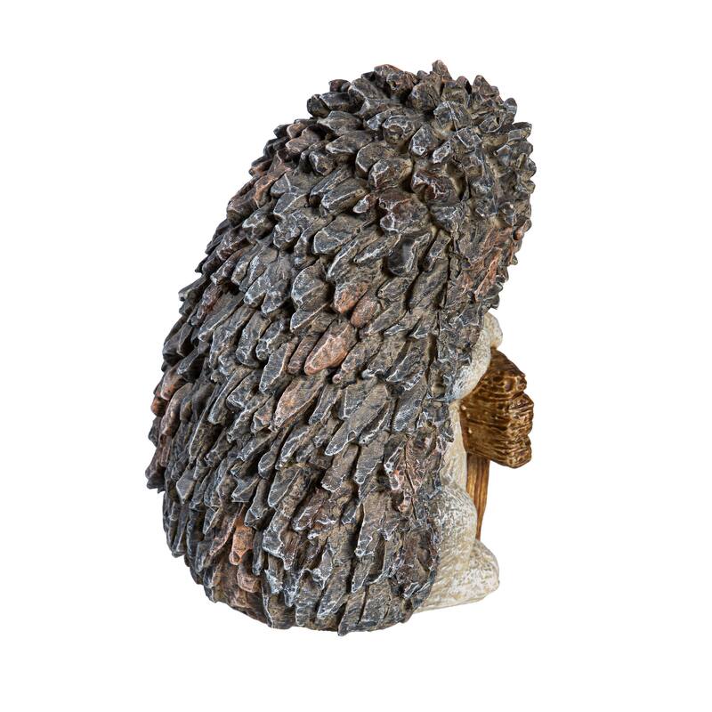 7" Resin Welcoming Hedgehog Statue