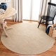 preview thumbnail 5 of 6, SAFAVIEH Handmade Braided Epsie Country Cotton Rug 6' Round - Beige/Brown - Round