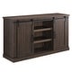 preview thumbnail 14 of 49, Rustic 54 Inch TV Stand with Barn Door - Fits up to 65 Inch TVs