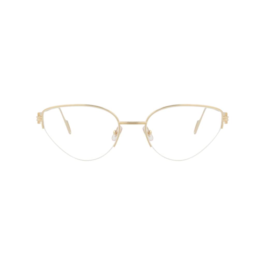 Cartier Cat Eye-Frame Metal Optical Frames