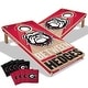 preview thumbnail 1 of 5, Georgia Bulldogs NCAA 2x4 Professional Cornhole Board Set Include Carrying Case