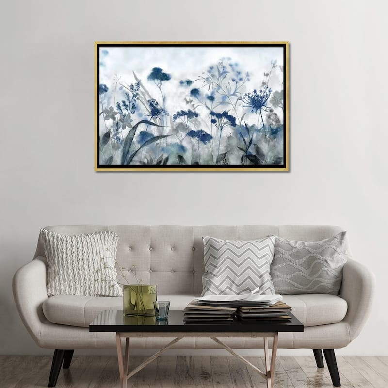 iCanvas "Inky Indigo" by Tava Studios Framed Canvas Print
