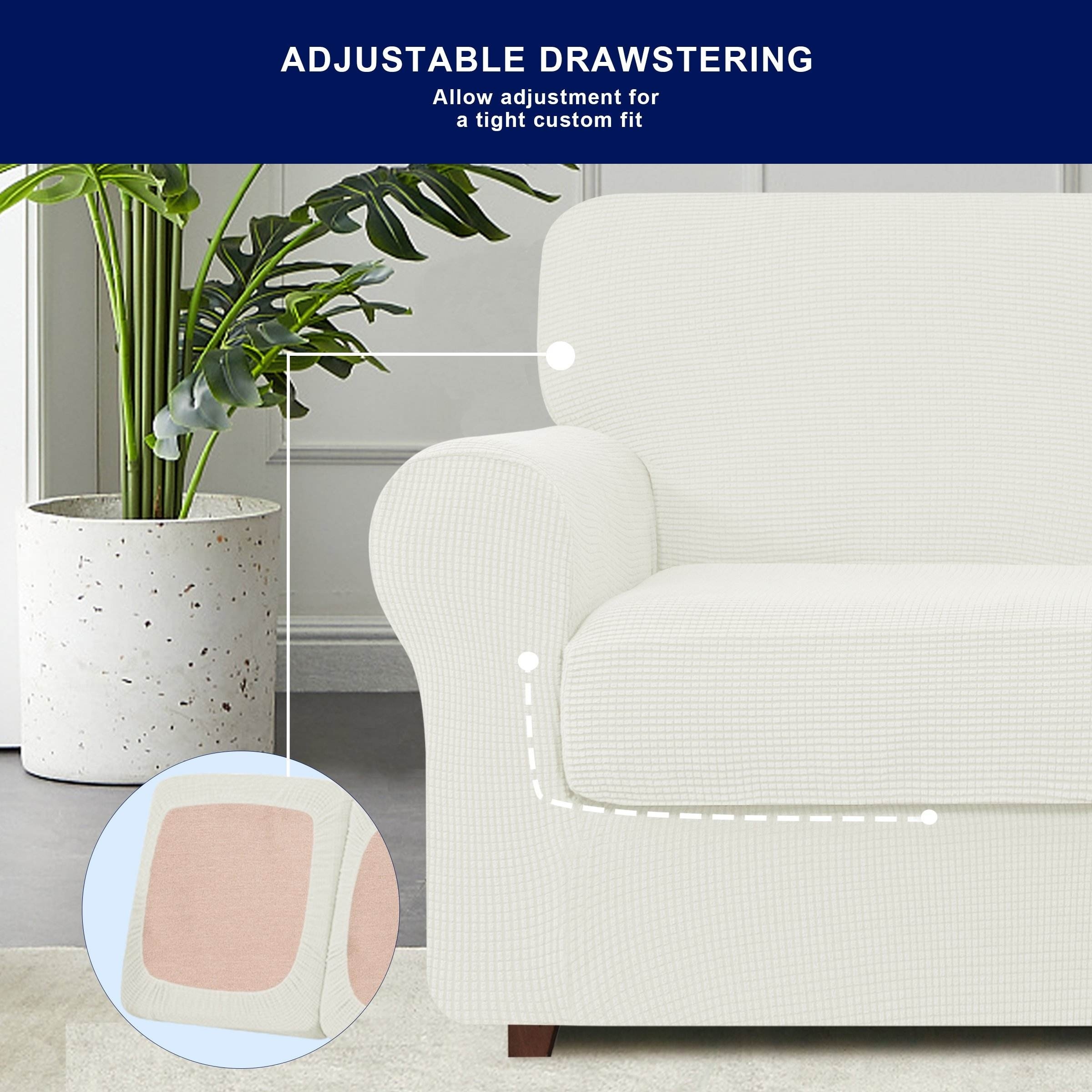 Sofa and loveseat slipcover set best sale