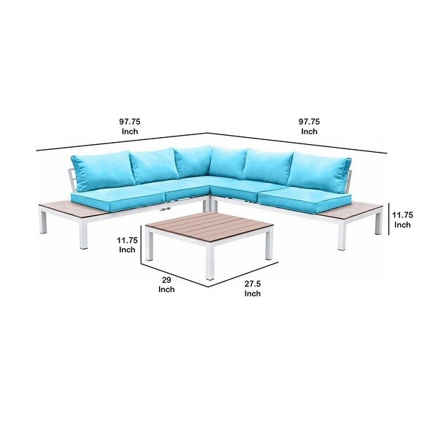 Outdoor l best sale shaped seating