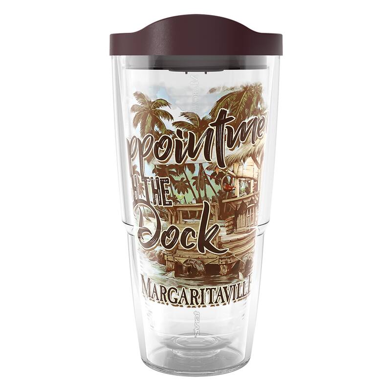 Tervis Margaritaville - Appointment with the Dock Made in USA Double Walled Insulated Travel Tumbler, Classic - 24oz - 24oz