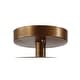 preview thumbnail 6 of 6, Gabrielle 15" Stone/Metal LED Flush Mount, Antique Gold / White by JONATHAN Y