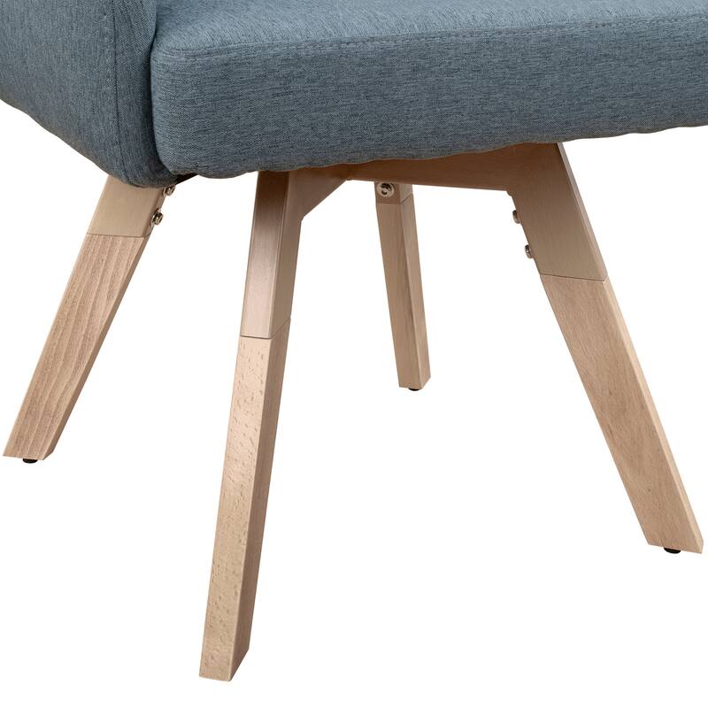 Art Leon Upholstered Dining Swivel Armchair with Tufted Back