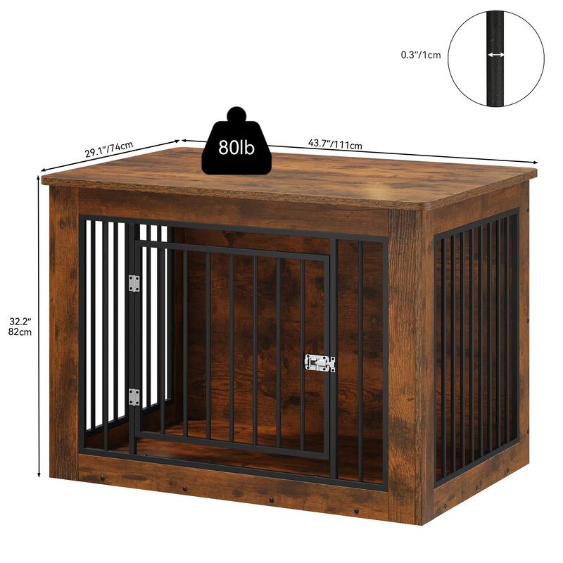 Moasis Dog Crate Furniture, End Table