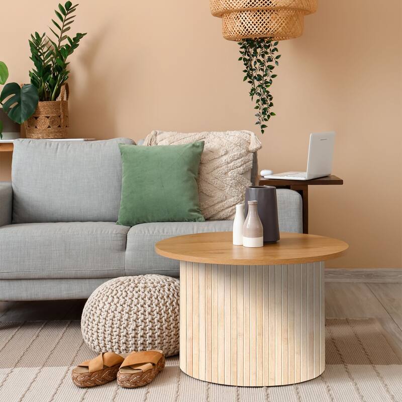 Art3d 48 x 96 in Natural Bamboo Wall Panel for Wall Decor for Living Room,Bedroom,Office - 96 X 48