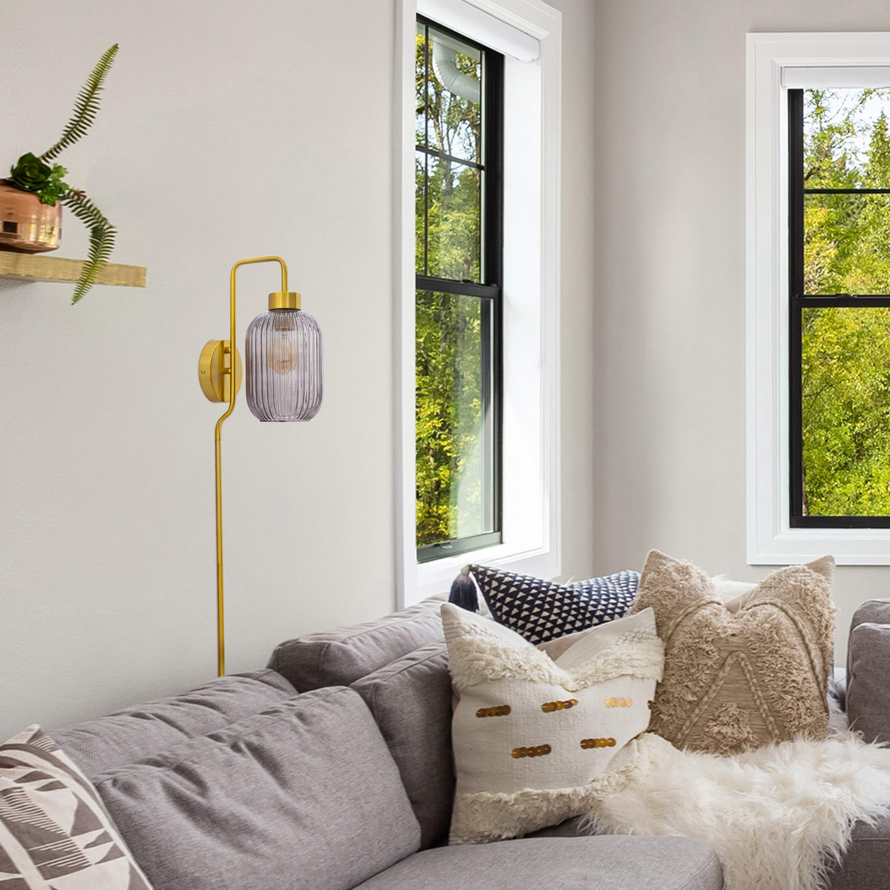 Purple sconces outlet