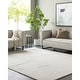 preview thumbnail 1 of 6, Joaquin Casual Solid Color Wool Area Rug 2' x 3'