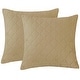 preview thumbnail 18 of 39, Subrtex Throw Pillow Simple Square Covers,2pcs Sand