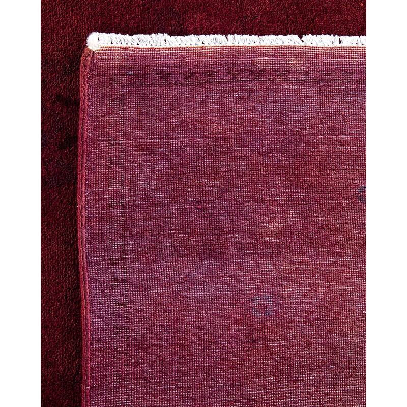 Vibrance, One-of-a-Kind Hand-Knotted Area Rug - Red, 8' 2" x 10' 2" - 8' 2" x 10' 2"