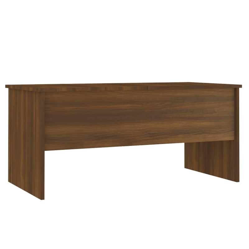 vidaXL Coffee Table Lift Top End Table Accent Side Sofa Table Engineered Wood - 40.2" x 19.9" x 18.3"