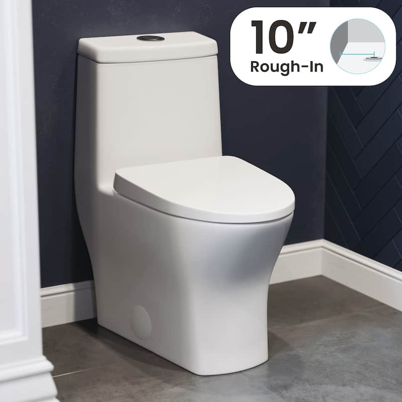 Sublime II Compact 24 Length One Piece Toilet Dual Flush 1.1/1.6 with 10" Rough-in