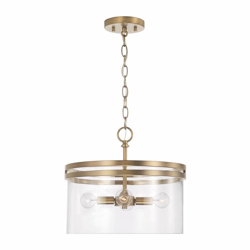 Fuller 4-light Convertible Semi-Flush/ Pendant