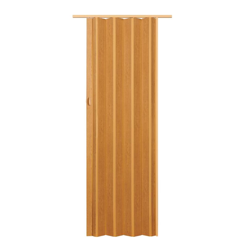 Homestyle Echo Light Wood PVC 36-inch Folding Door - Brown