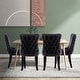 preview thumbnail 18 of 39, KATA Velvet Upholstered Wingback Dining Chairs Set of 2